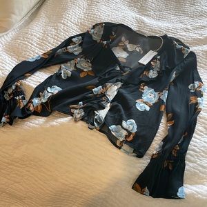 Rachel Pally tie front cropped top - new with tags